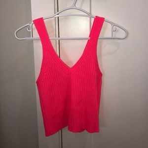 🔥Hot Pink Knit Crop top